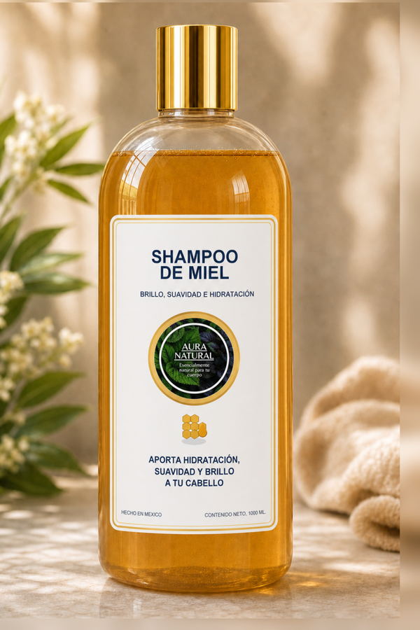 SHAMPOO DE MIEL NATURAL 1000 ml