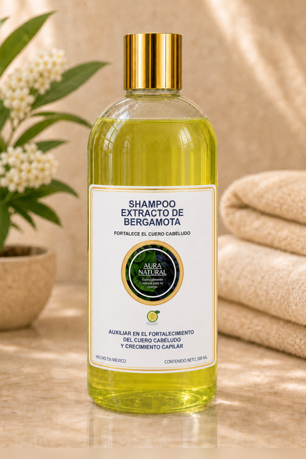 SHAMPOO EXTRACTO DE BERGAMOTA 500ml