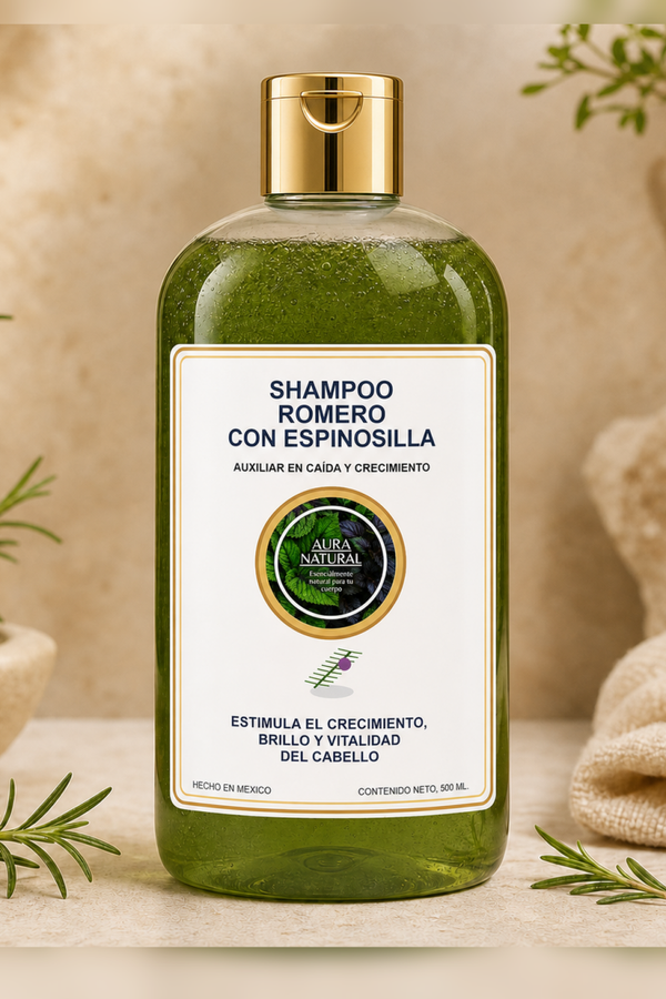 SHAMPOO DE ROMERO CON ESPINOSILLA  500 ml