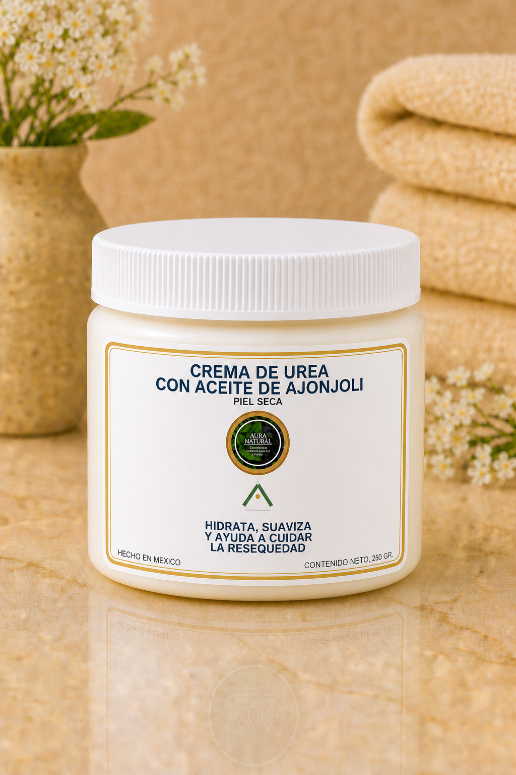 CREMA DE UREA CON ACEITE DE AJONJOLI 250 gr