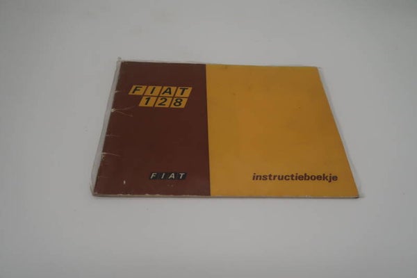 Fiat 128 instructie boekje 1/3