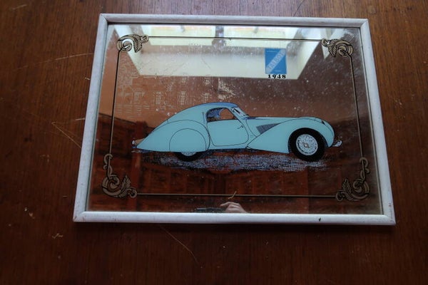 Kunstspiegel met Afbeelding Talbot 1948 – Uniek Wandobject