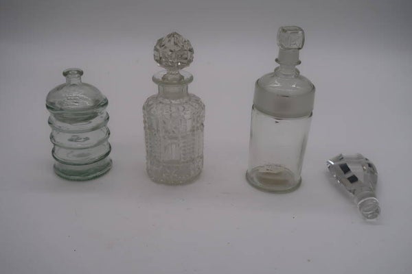 Set van 3 Glazen Potjes met Extra Karafdop