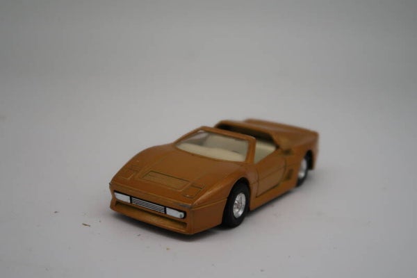Gele Ferrari Cabrio – Merkloos – Diecast Modelauto