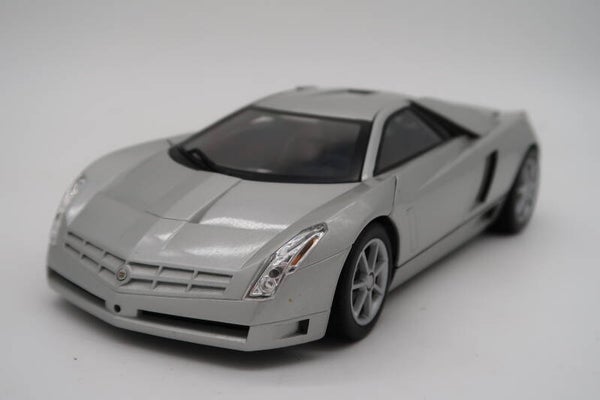 Cadillac Cien 2002 Hotwheels 1:18 – Grijs Diecast Modelauto (Mattel Inc, China, Netjes)