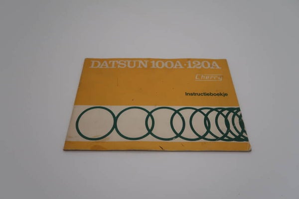 Datsun 100A / 120A – Instructieboekje (Origineel, Nederlands) 2/2