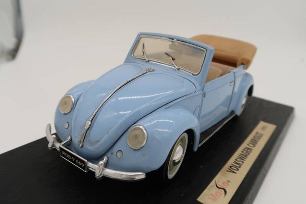 VW Kever Cabriolet 1951 – Maisto 1:18 – Lichtblauw