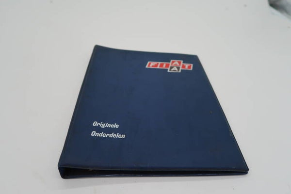 Origineel Fiat Onderdelenboekje – 1961 tot 1968