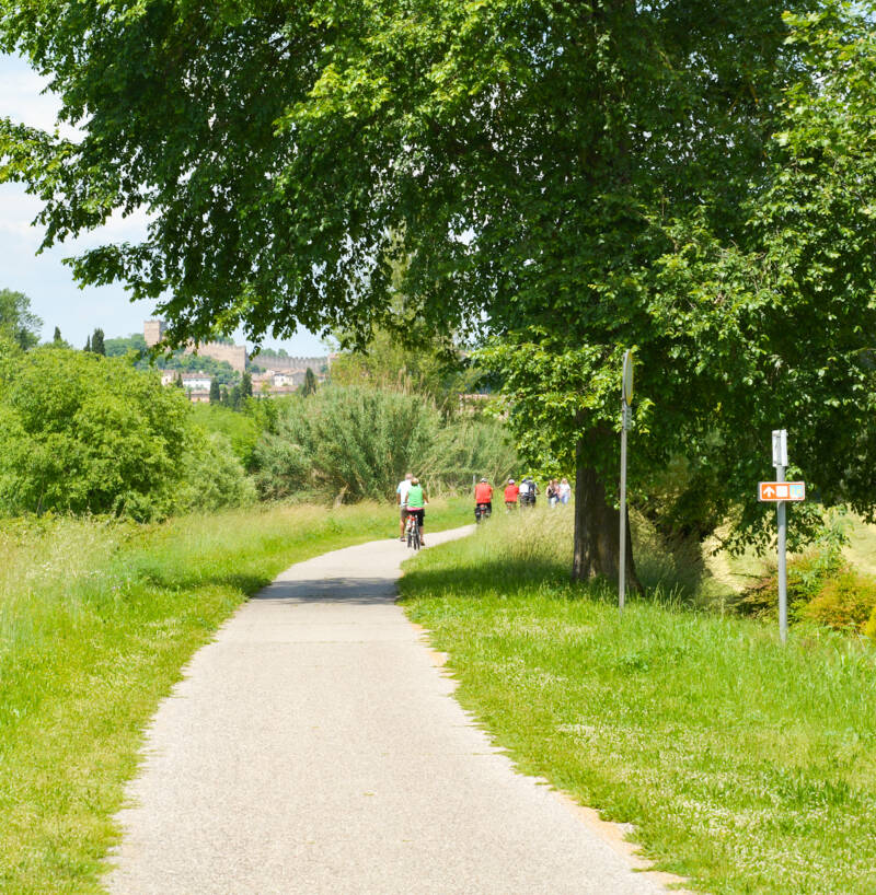 Fietsen langs de Mincio