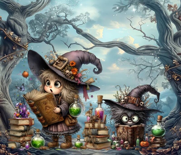 GRAND NAPPERON MAGNIFIQUE : HALLOWEEN DES LECTEURS DE RECETTES MAGIQUES