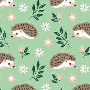 GRAND NAPPERON MAGNIFIQUE HERISSONS DANS LE PRE