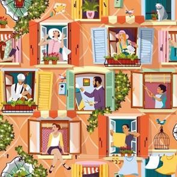 NAPPE DE DESIGNER POUR 2: C EST L ETE TOUT PLEIN