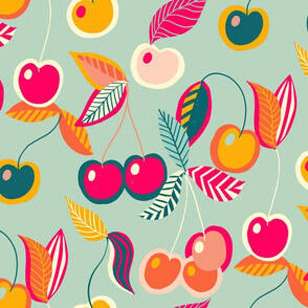 NAPPE DE DESIGNER POUR 2: CERISES DOUCES