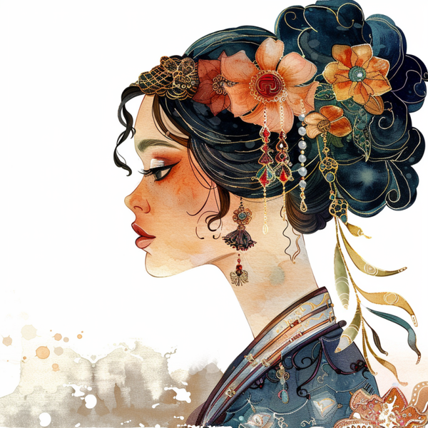 HOUSSE DE COUSSIN INSPIRATION FEMME TAIWANAISE