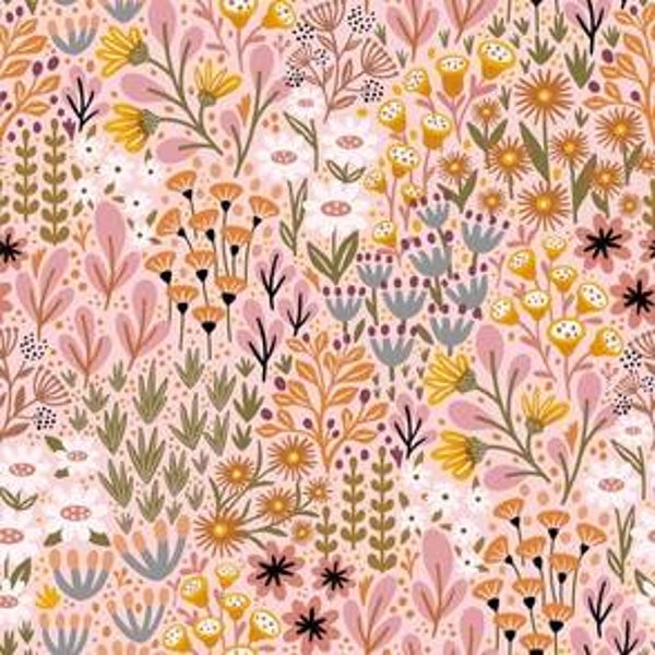 NAPPE DE DESIGNER POUR 2: PETITES FLEURS DANS LA NATURE