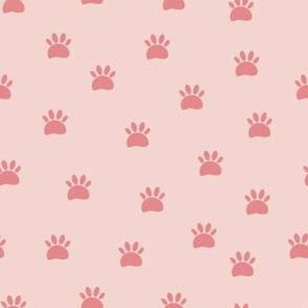 Nappette à déposer sous les bols de vos animaux domestiques:  Pattes de chat rose