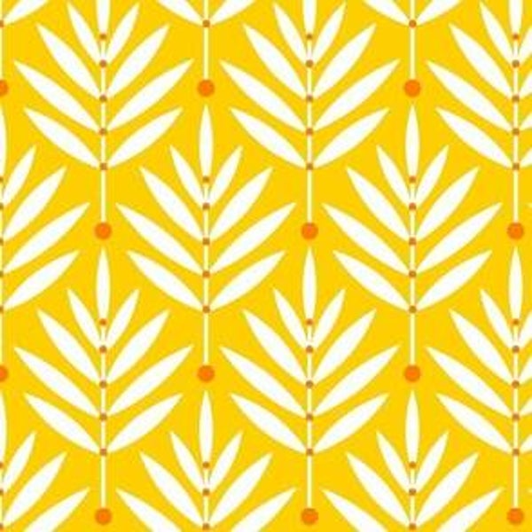 NAPPE DE DESIGNER POUR 2: FEUILLES RÉTRO ART DÉCO