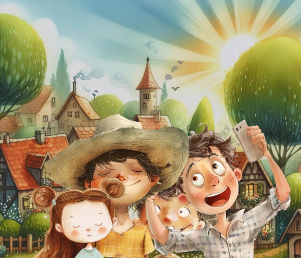 GRAND NAPPERON MONDE SCOLAIRE : PRENEZ LA POSE DIT IL