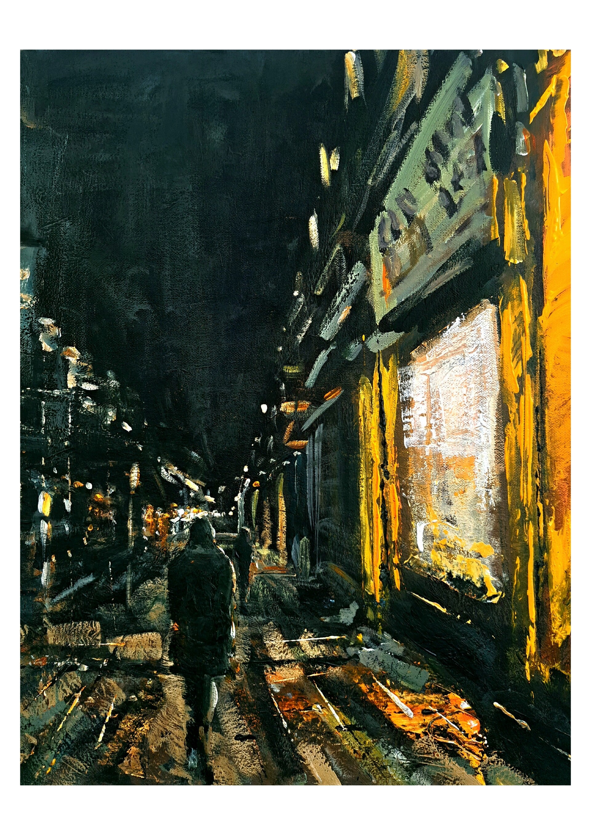 Storries Bakery, Leith Walk A3 Signed print