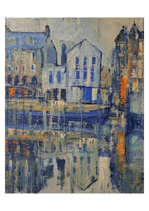 Shore, Leith, signed A3 print