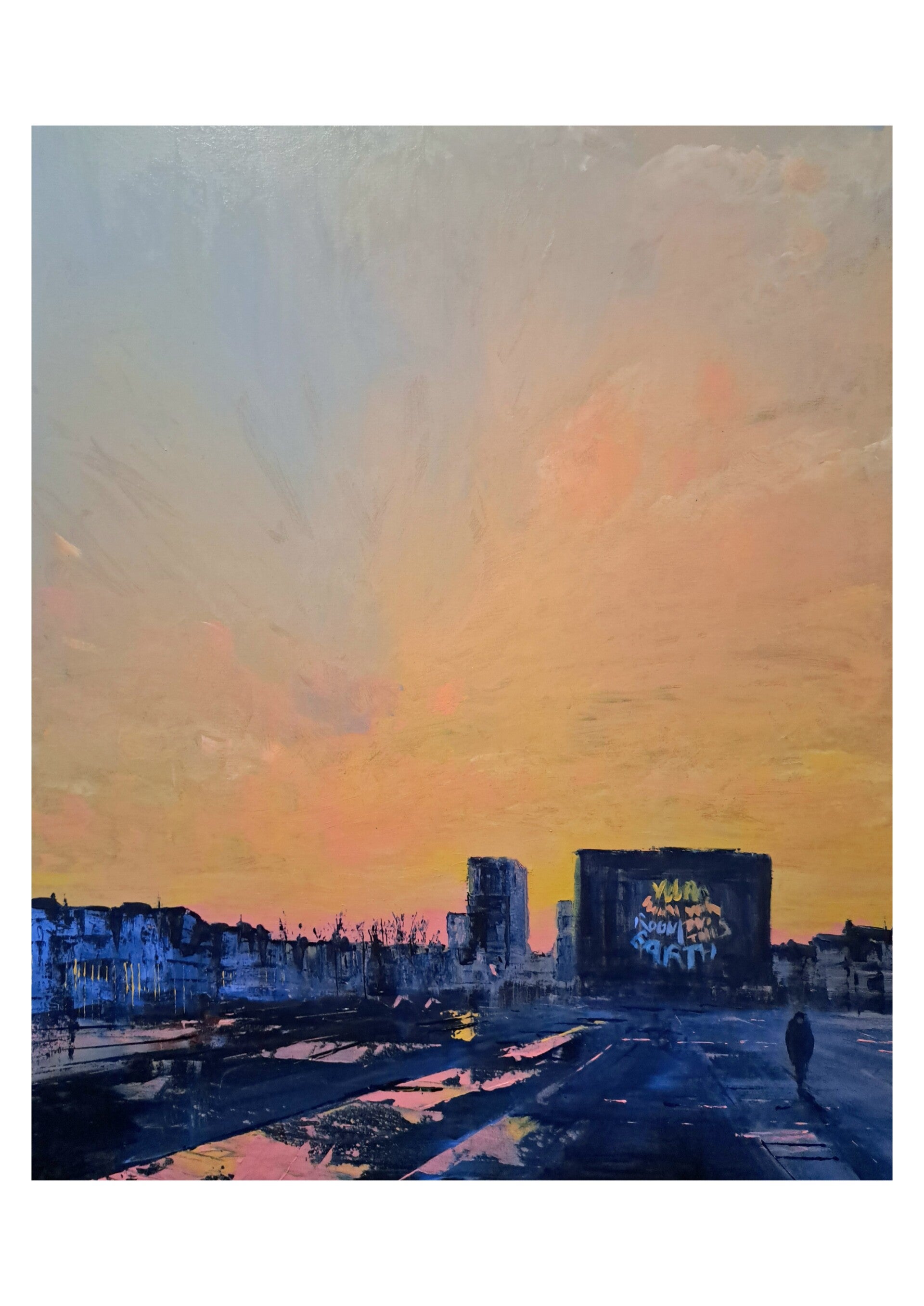 You're Worh Your Room On This Earth, Leith Signed A3 Print