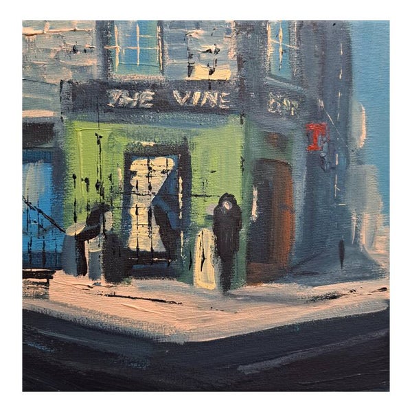 Vine Bar, Leith 20x20cm Signed Print