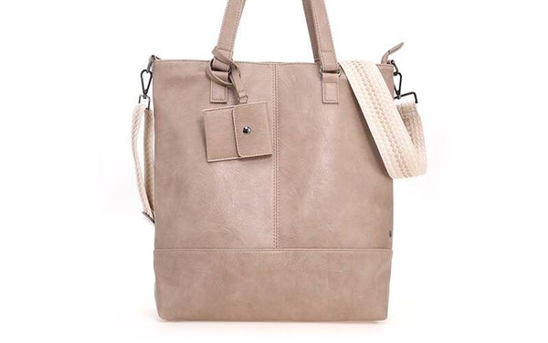 Le Mans schoudertas taupe