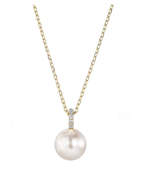 pearl drop ketting goud