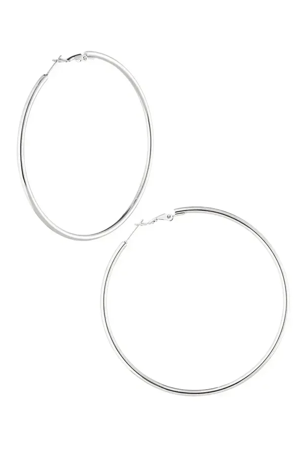 basic hoops zilver