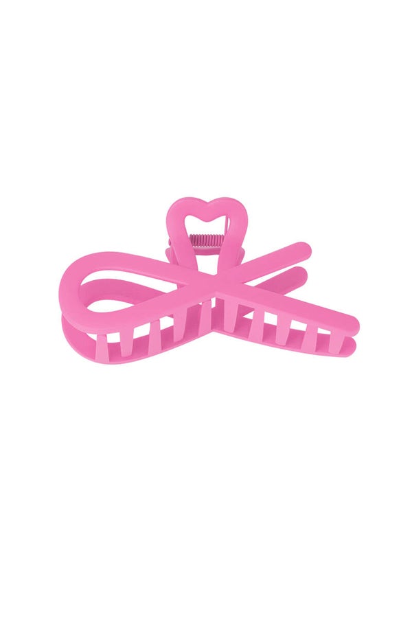 haarclip krullende must fushia