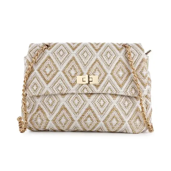 breeze boho schoudertas off-white