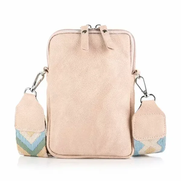 telefoontasje beige