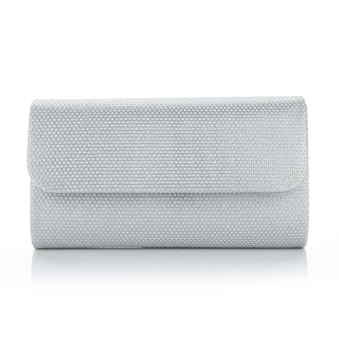 sparkle clutch zilver