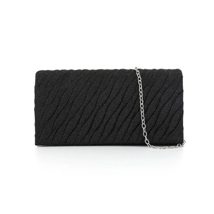 wave clutch zwart