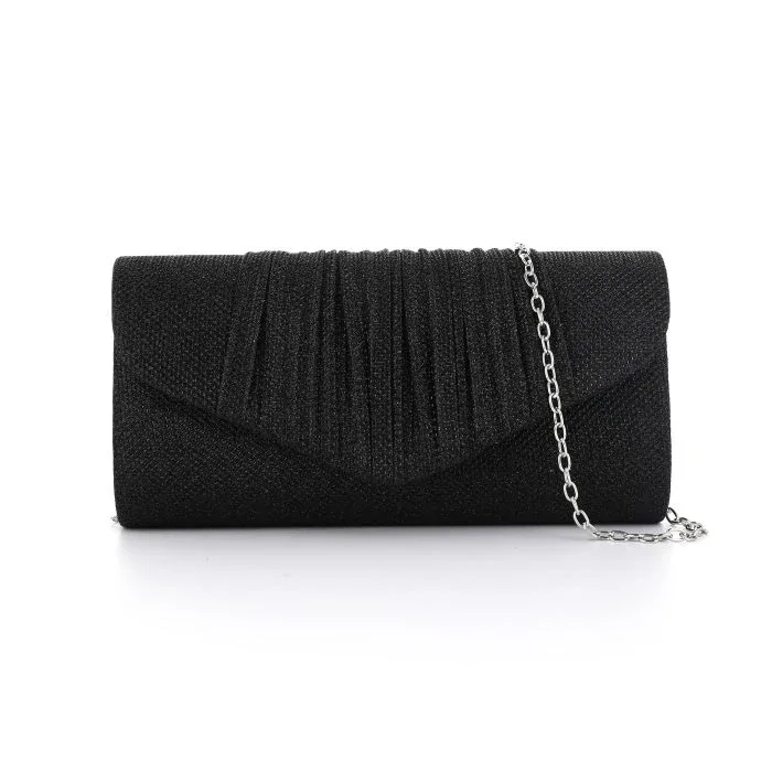 luxe clutch zwart