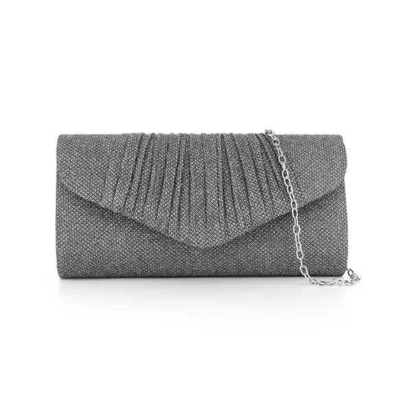 luxe clutch grijs