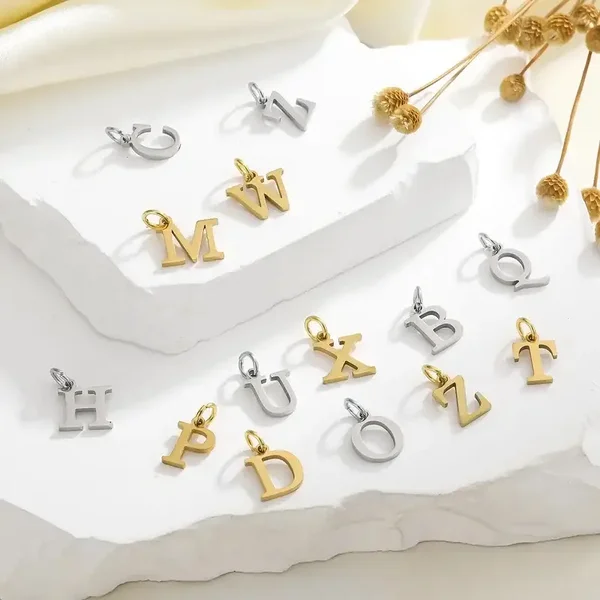 initial bedel letter zilver