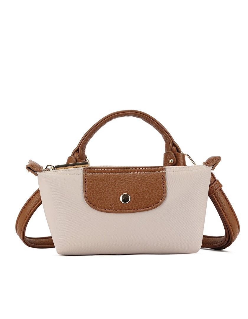 mila mini handtas beige