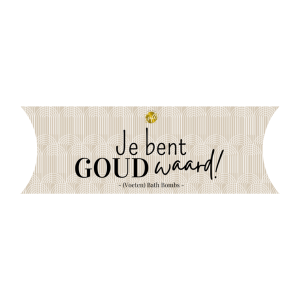 Gondeldoosje Bath Bombs – Goud Waard