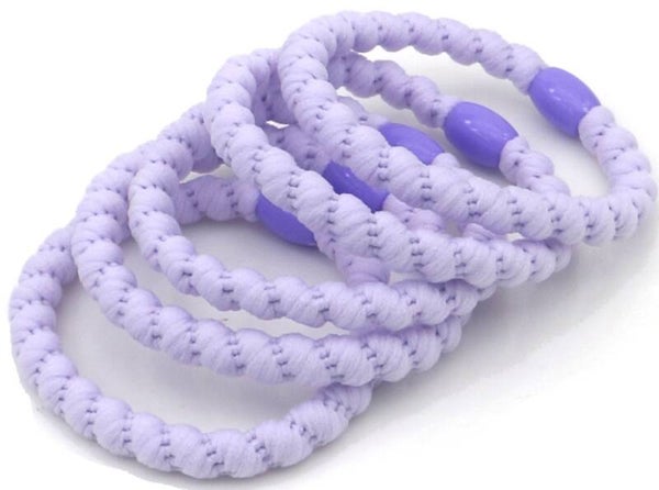 haarelastiek twisted paars