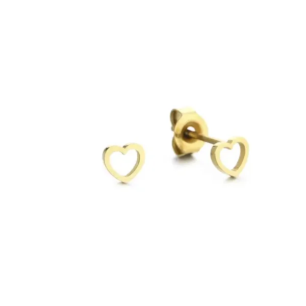 holle hartjes oorstekers goud