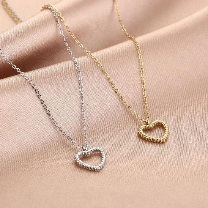 Minimalistische Hart Ketting
