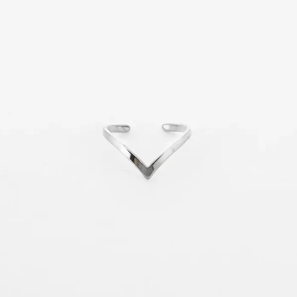 v-shine ring zilver