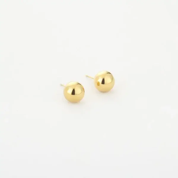 bol oorknopjes 8 mm goud