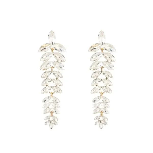 crystal drop oorbellen