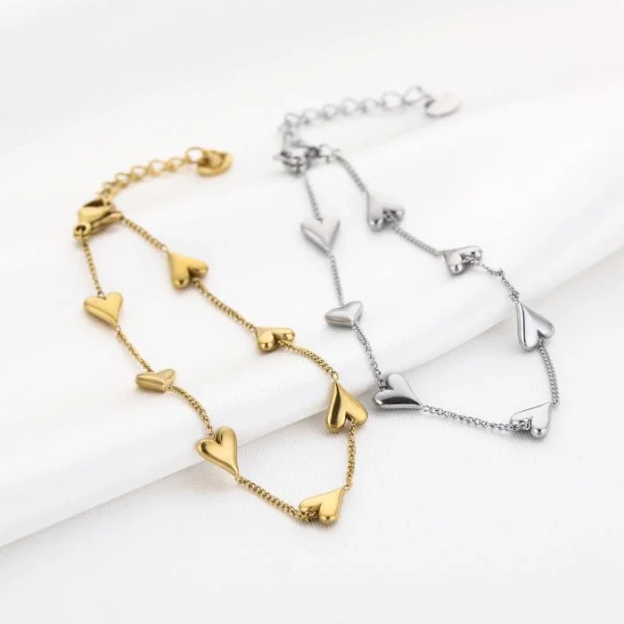 Elegante Hartjes Armband