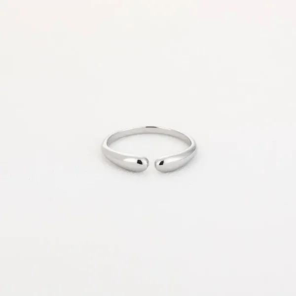 liquid touch ring zilver