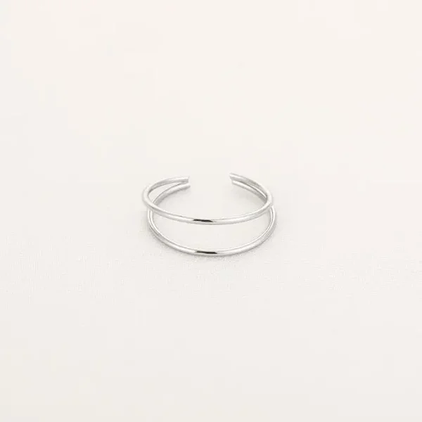 pure lines ring zilver