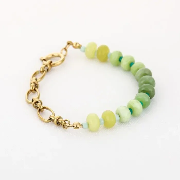 sunstone armband groen