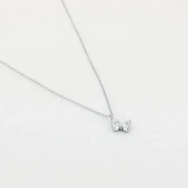 vlinder ketting zilver